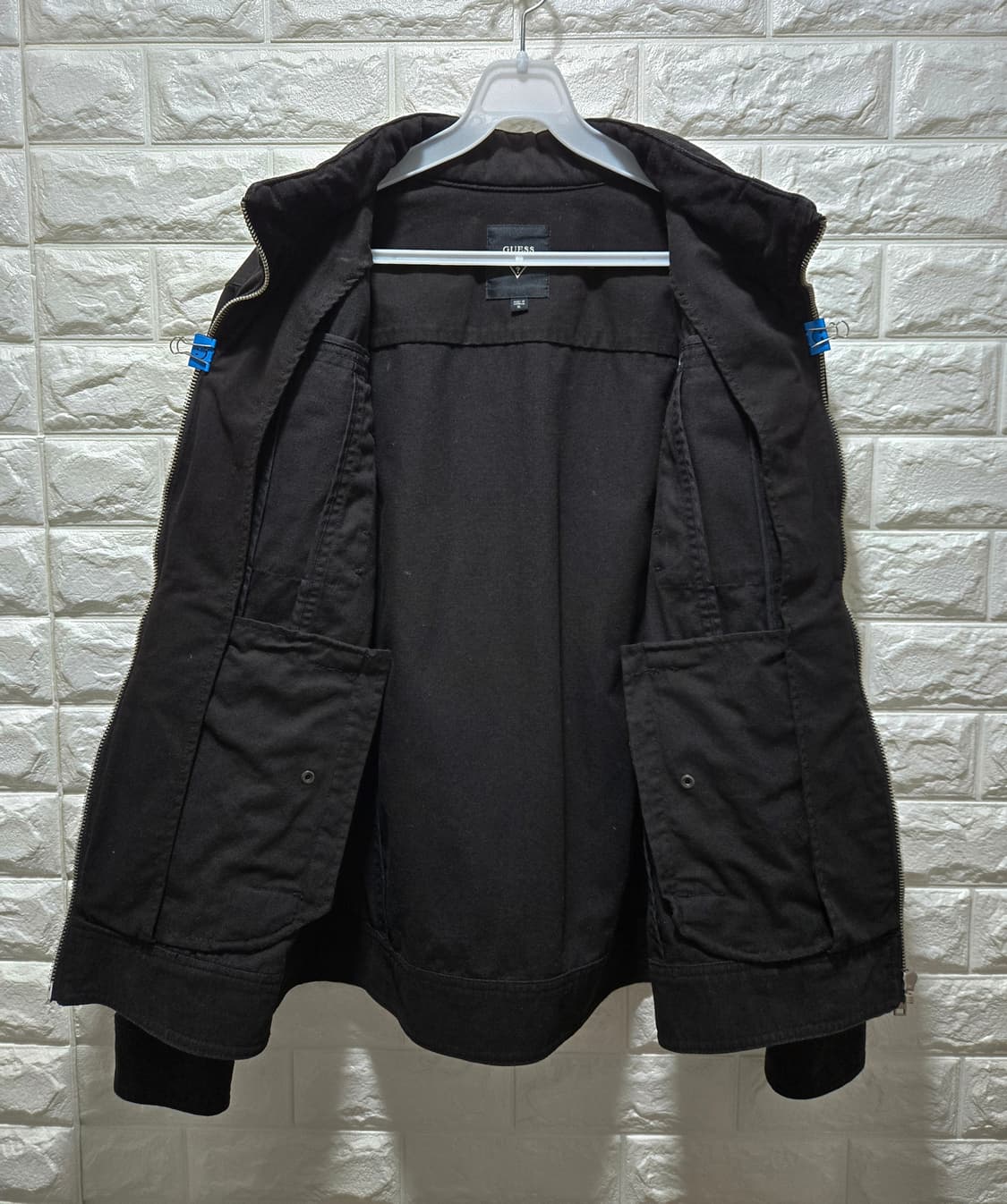 게스 블랙 코튼 헌팅 자켓 워크 자켓 105 상품이미지2