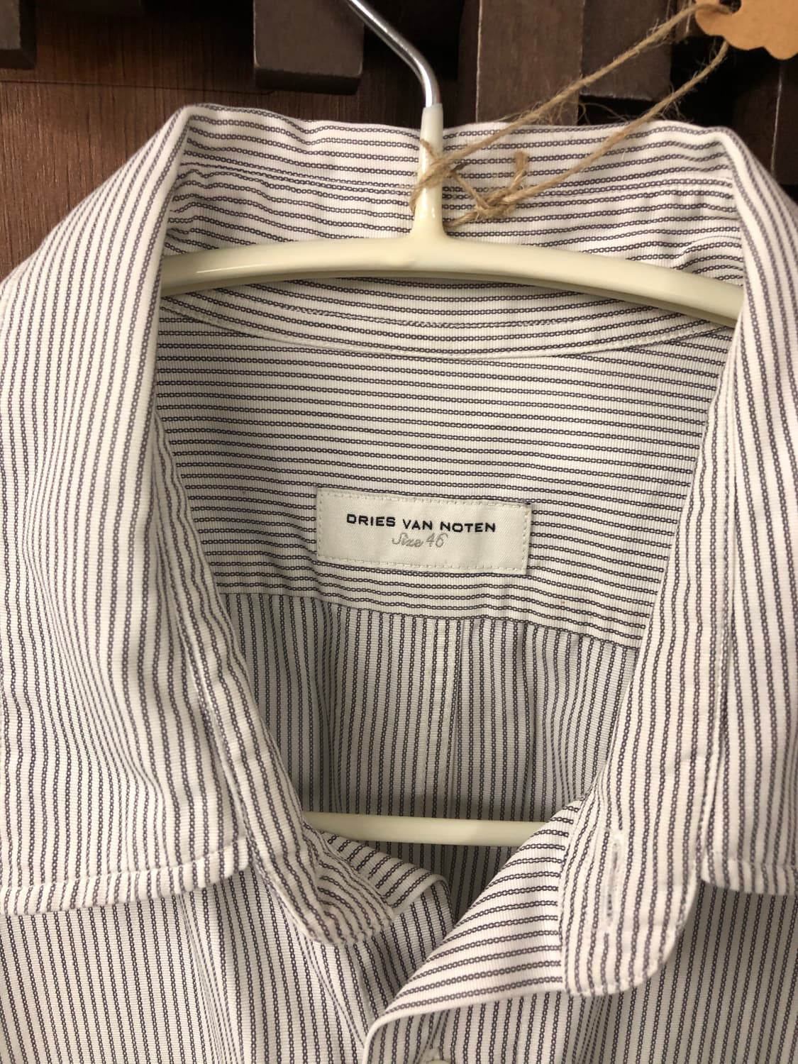 드리스반노튼 스트라이프 밀리터리 셔츠 46 상품이미지3