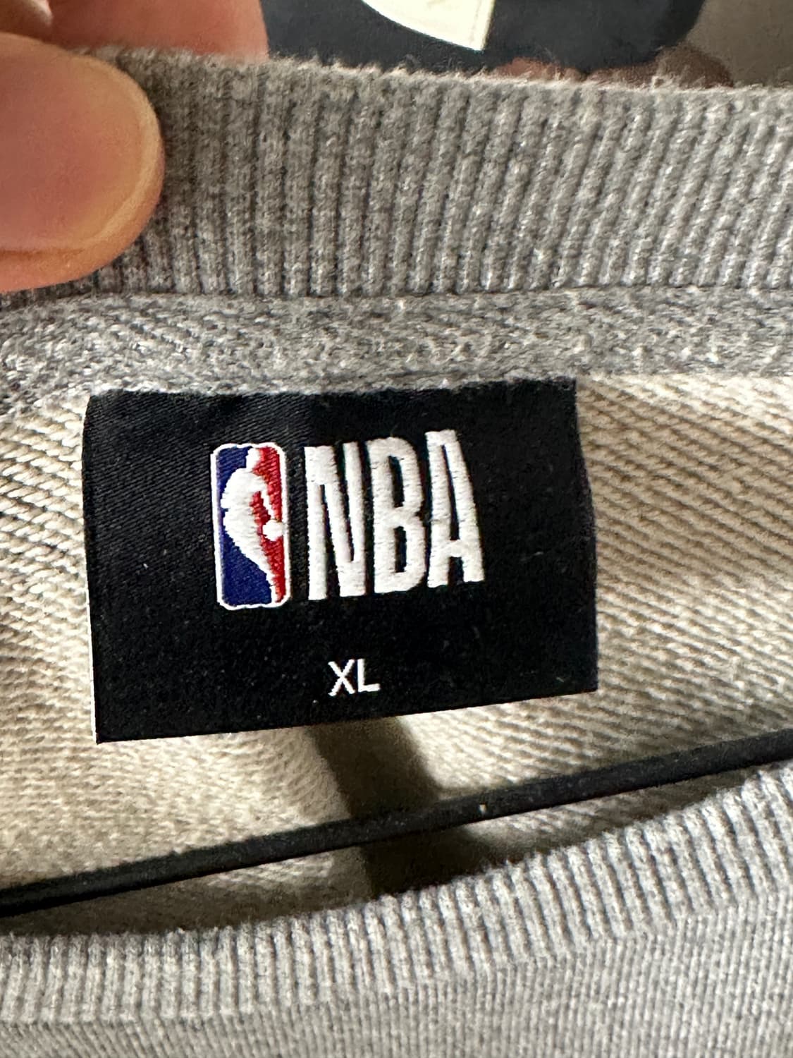 NBA 그레이 맨투맨 XL 상품이미지3