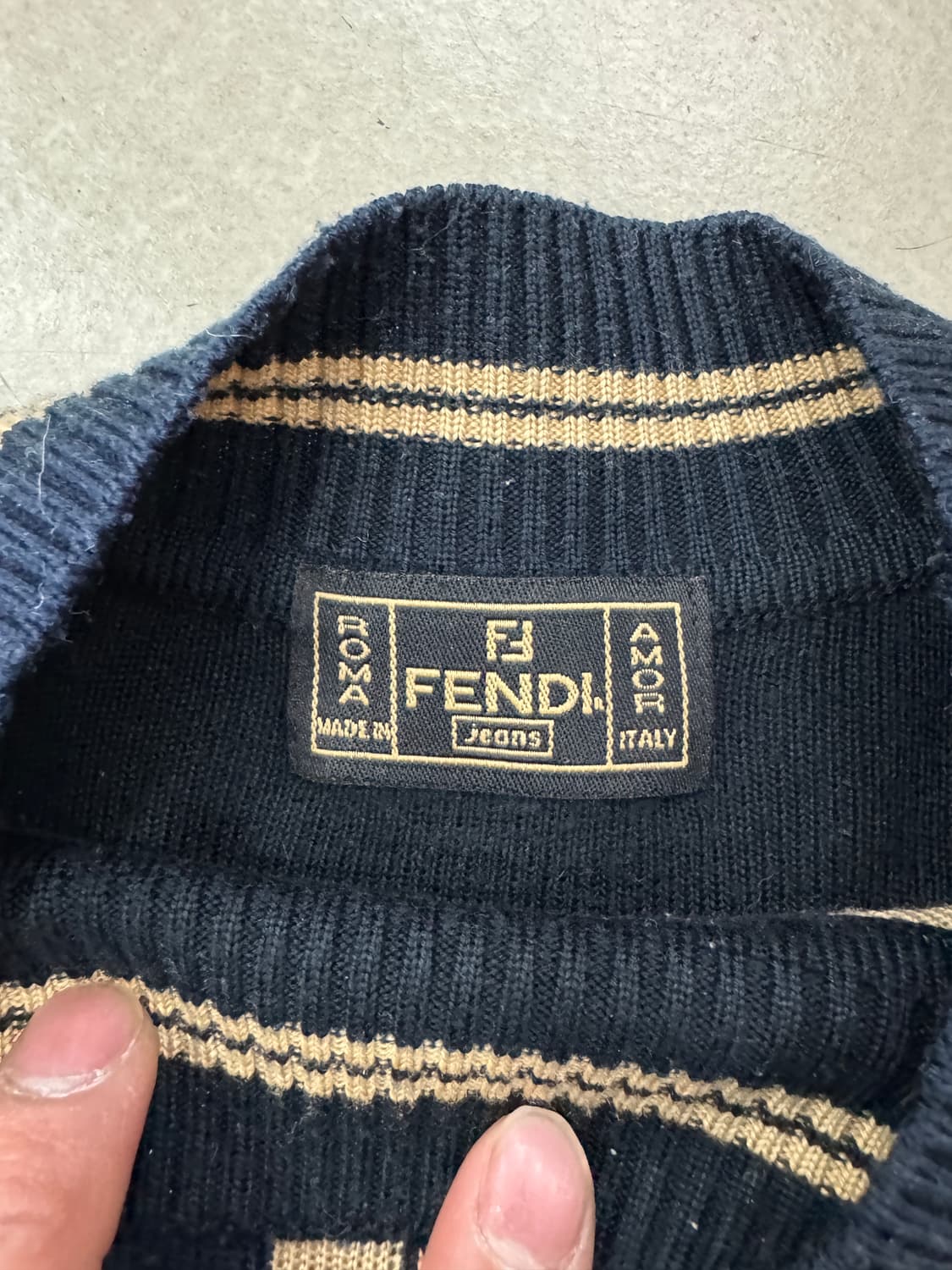 펜디 주카 패턴 롱니트  상품이미지4