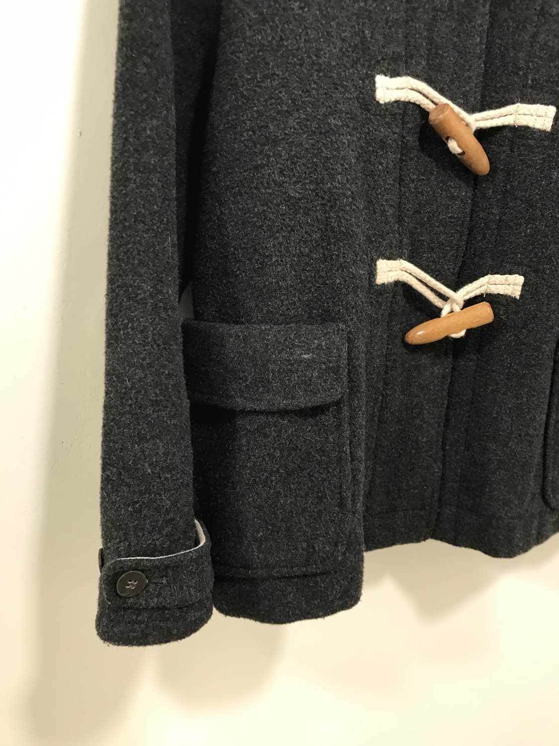 charcoal duffel coat 상품이미지5