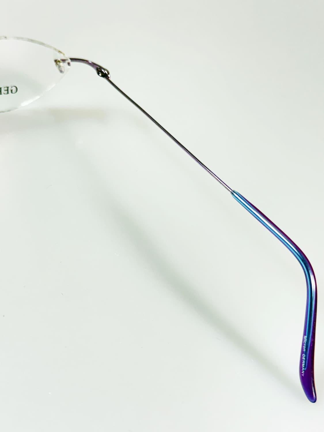 독일제 MICRON 무테 울트라 라이트 오벌 프레임 빈티지 안경 상품이미지6