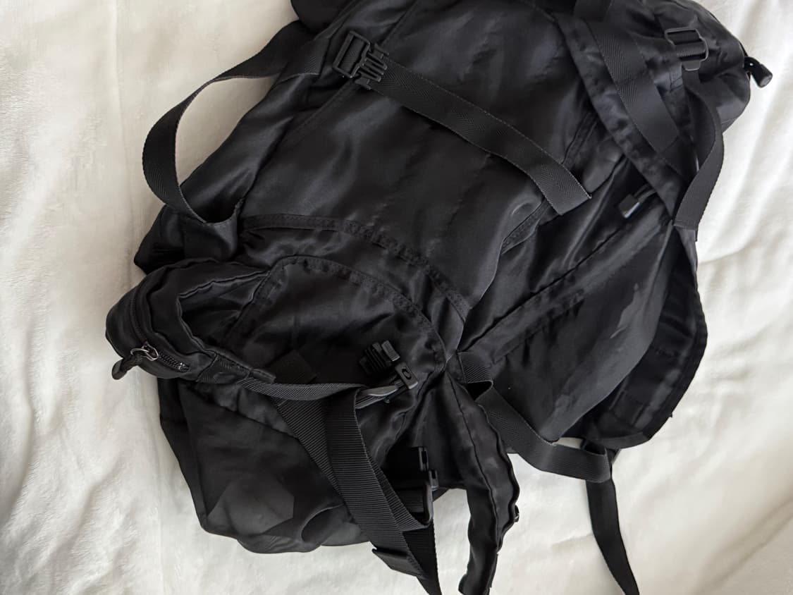 준야 와타나베 25ss 블랙 백팩 상품이미지2