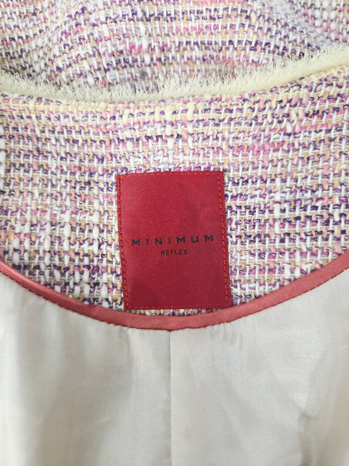 MINIMUM REFLEX 미니멈 리플렉스 프린지 트위드 자켓 상품이미지6