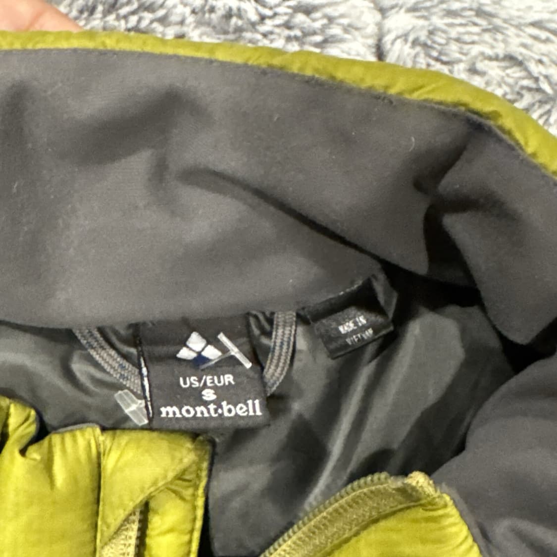 10s 몽벨 경량패딩 올리브 상품이미지7