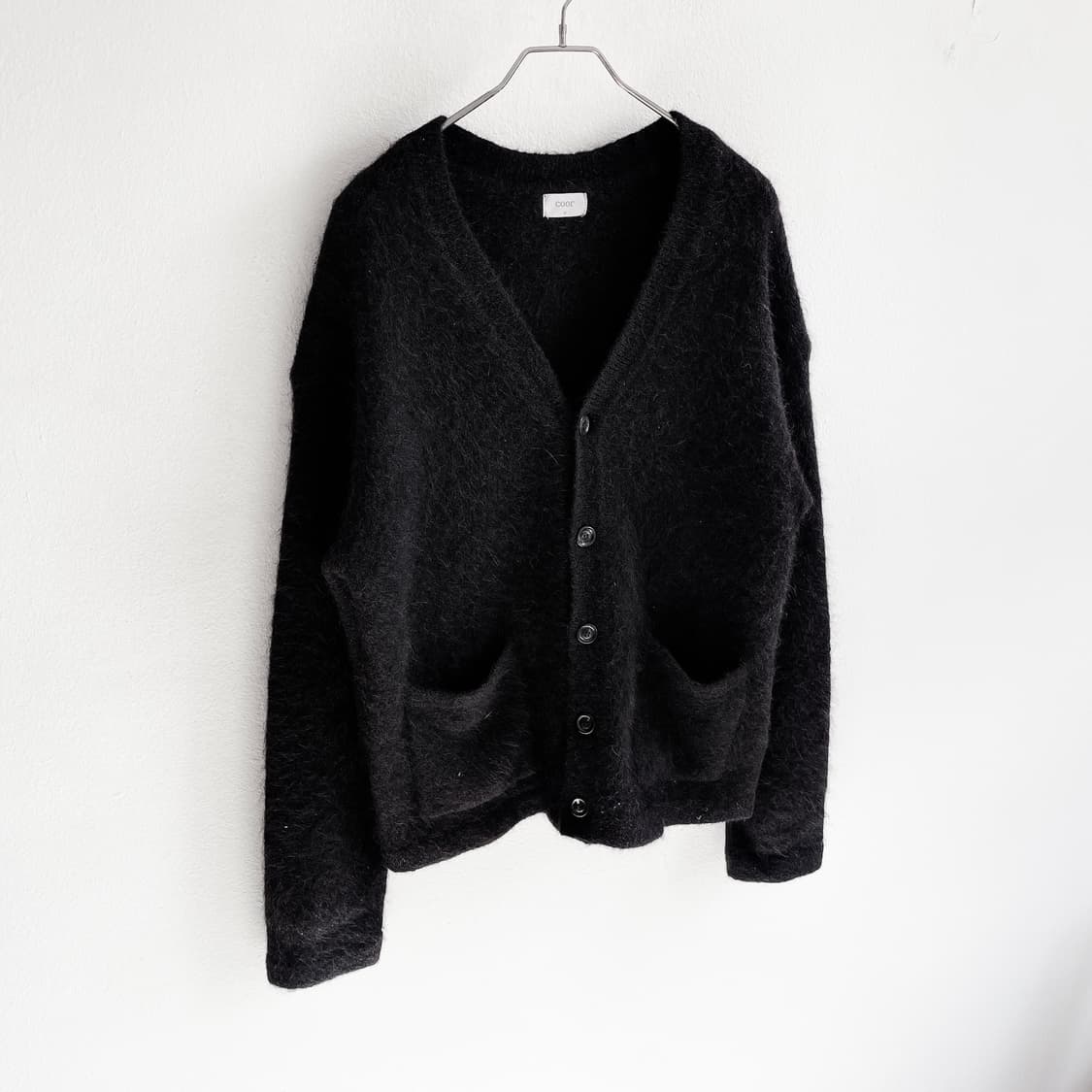 쿠어 헤어리 소프트 알파카 가디건 상품이미지5