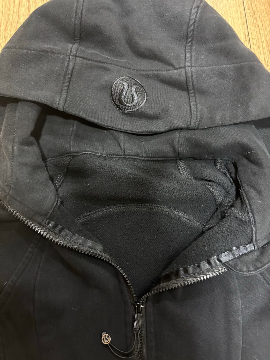 룰루레몬 스쿠바 풀집 후드집업 닌자핏 후드집업 블랙 상품이미지5