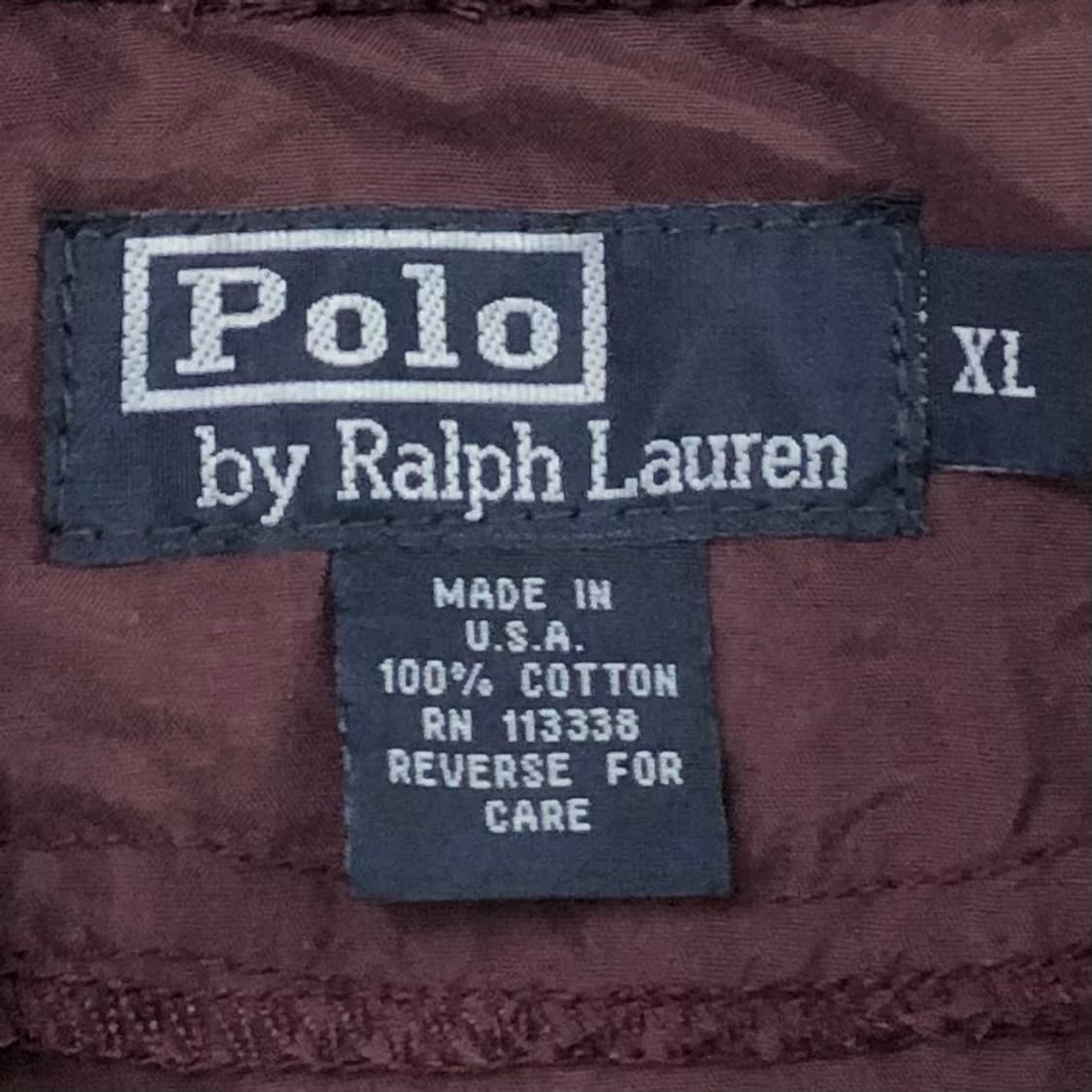 Xxl 폴로 버건디 웜업 상품이미지3