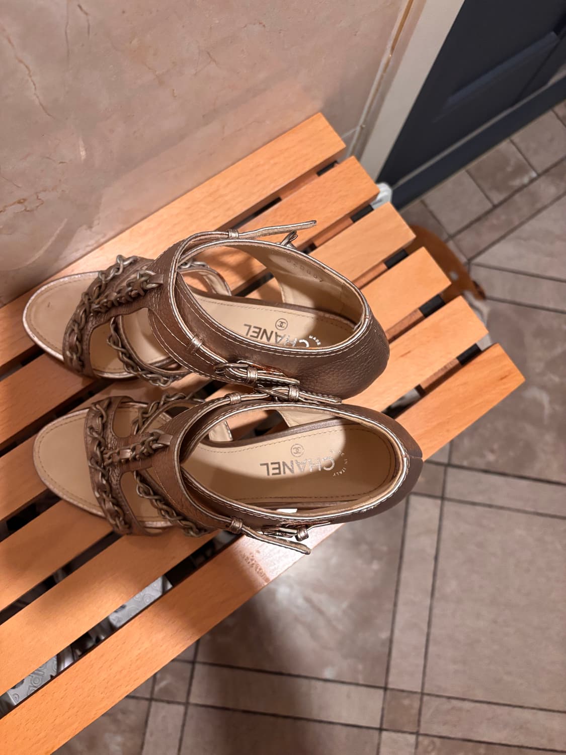 샤넬 체인 샌들 상품이미지3