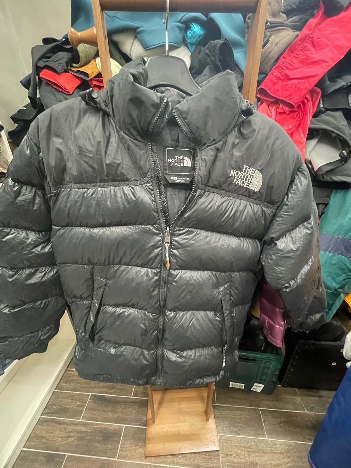 노스페이스 블랙패딩 상품이미지1