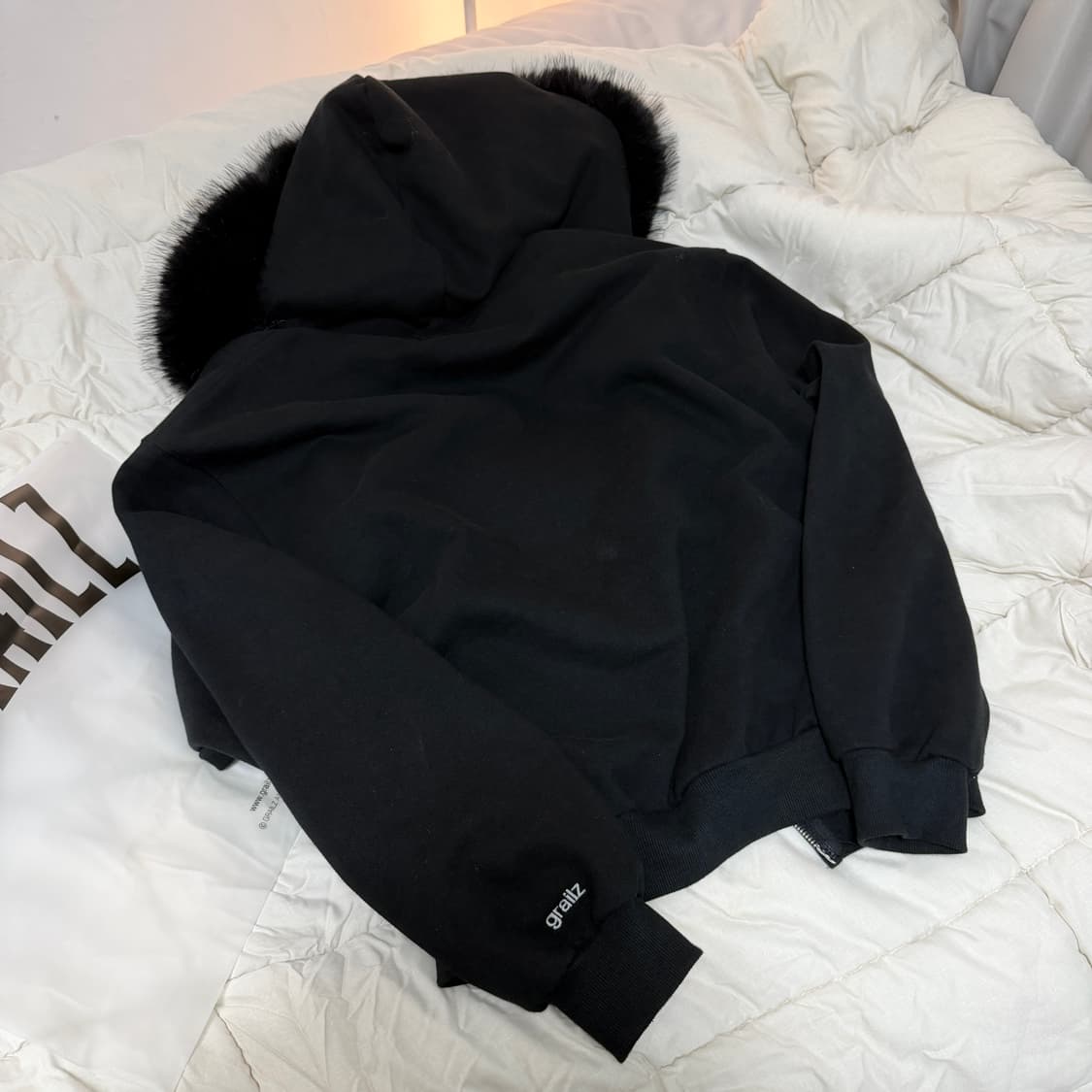 Grailz 그레일즈 트윈 퍼 후드집업 블랙(1) 상품이미지6