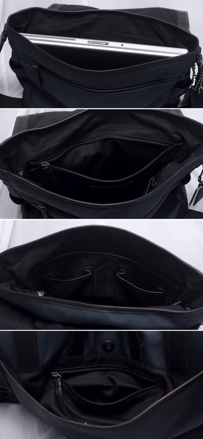 코치 (COACH) 방탄 나일론 캔버스 레더 플랩 메신저백 상품이미지8