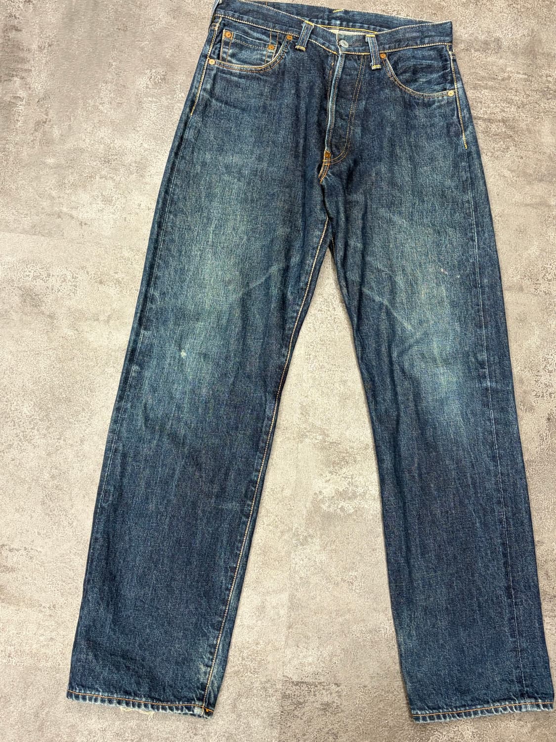 90s 에비수 EVIS No.2 Lot 2000 셀비지 데님 팬츠 상품이미지2