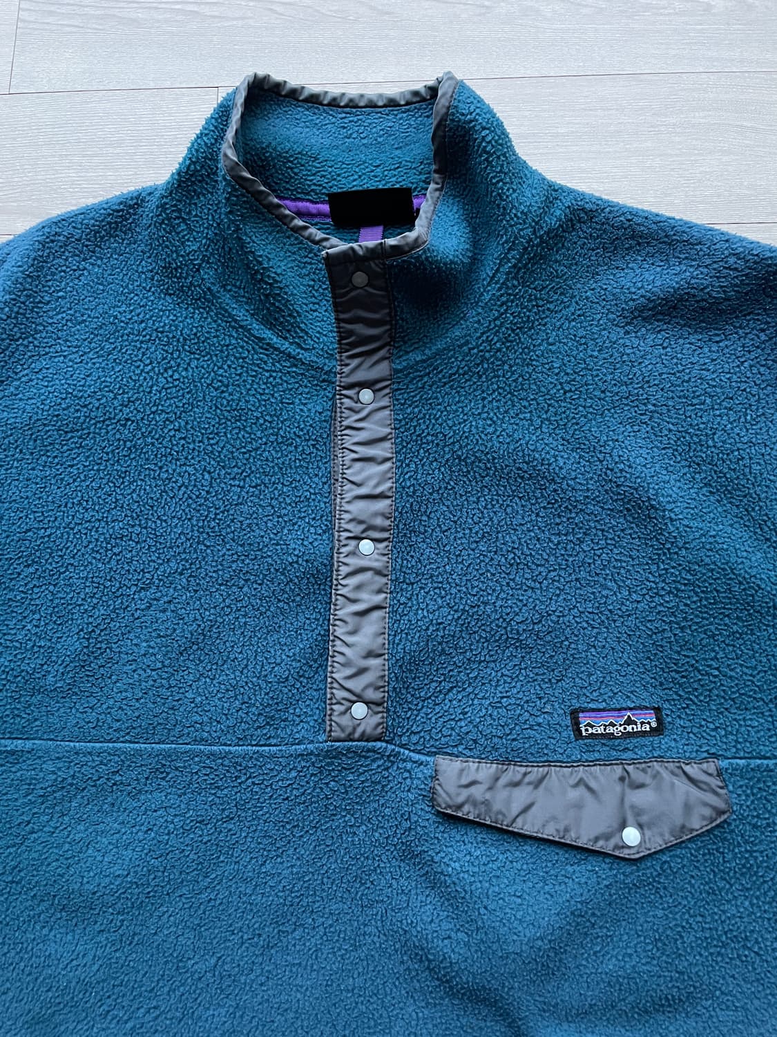 90s 파타고니아 신칠라 틸 블루 그레이 rare 상품이미지4