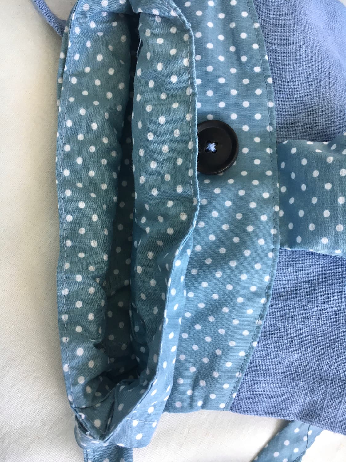 [HANDMADE] 핸드메이드 물고기 도트 크로스백 모리걸 상품이미지3