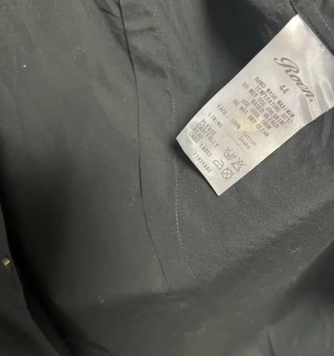  Roen 스팡글 스컬셔츠 상품이미지3