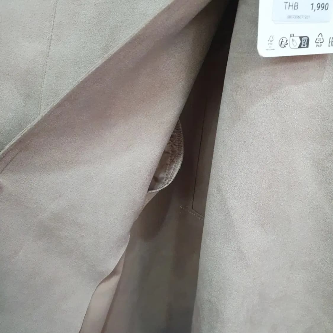 719)자라 ZARA 스웨이드 세무 베스트 조끼자켓 상품이미지3