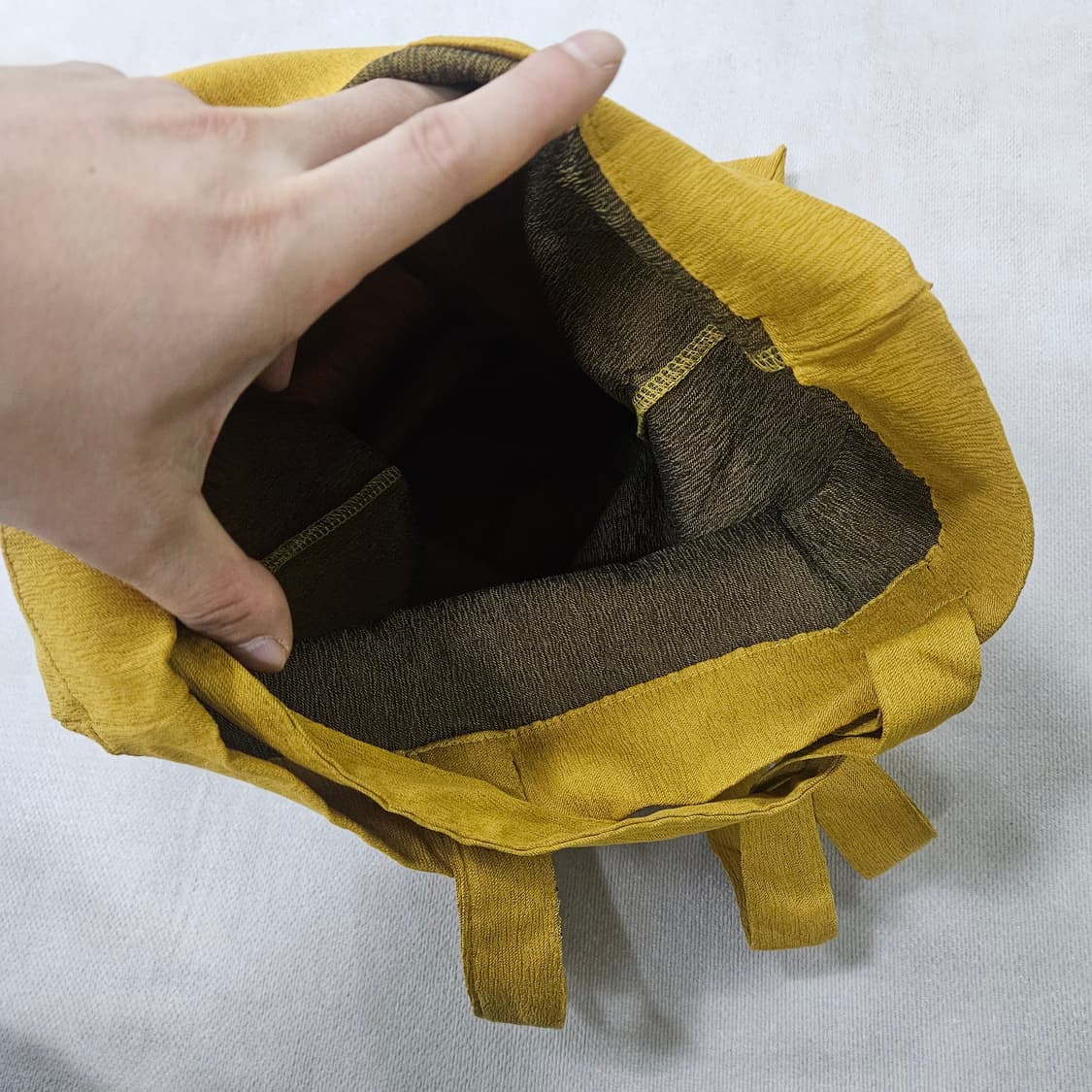 실측확인 마인 린넨 미니 에코백0401Y 상품이미지5