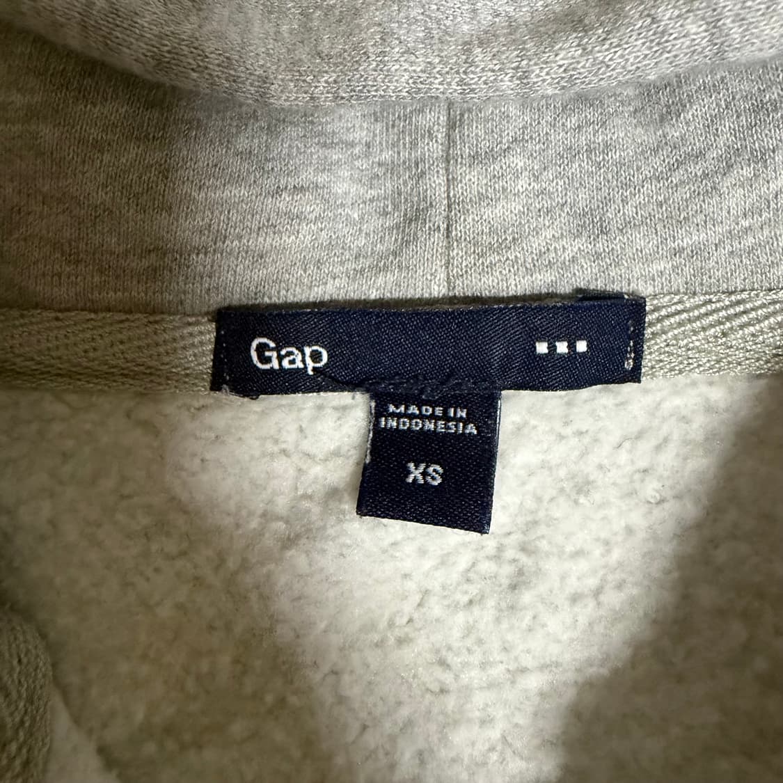 갭 그레이 후드집업 xs 상품이미지3