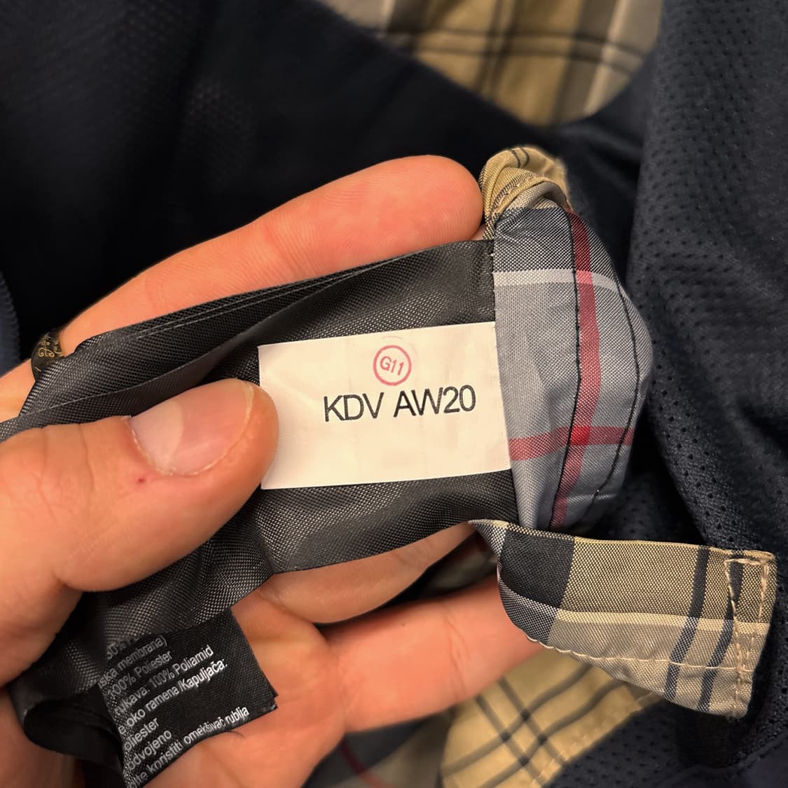 바버 엠블 유틸리티 시티포켓 워터프루프 자켓 잉키블루 N968 상품이미지9