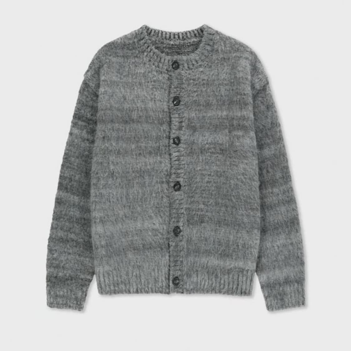 벨리에 24fw 브러쉬드 탐 가디건 포그그레이 5 상품이미지1