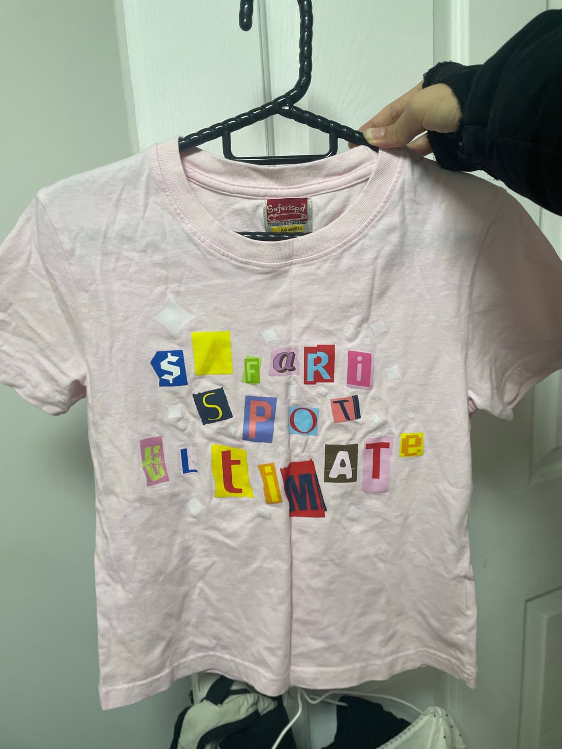 사파리스팟 핑크 반팔 티 상품이미지2