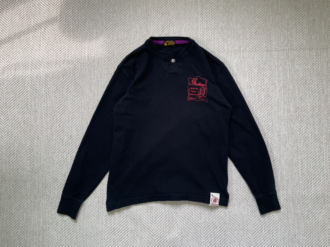 토요엔터프라이즈 x 인디언 모터사이클 코코펠리 롱슬리브 J04339 상품이미지5