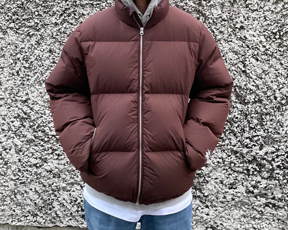 스투시 다운 푸퍼 나일론 패딩 블랙 M 상품이미지6