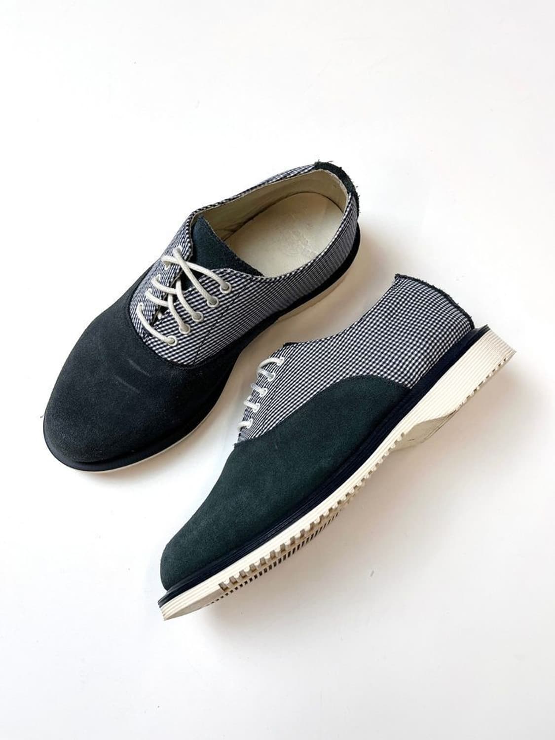 닥터마틴 베넷 깅엄체크 스웨이드 로퍼 A1484 상품이미지1