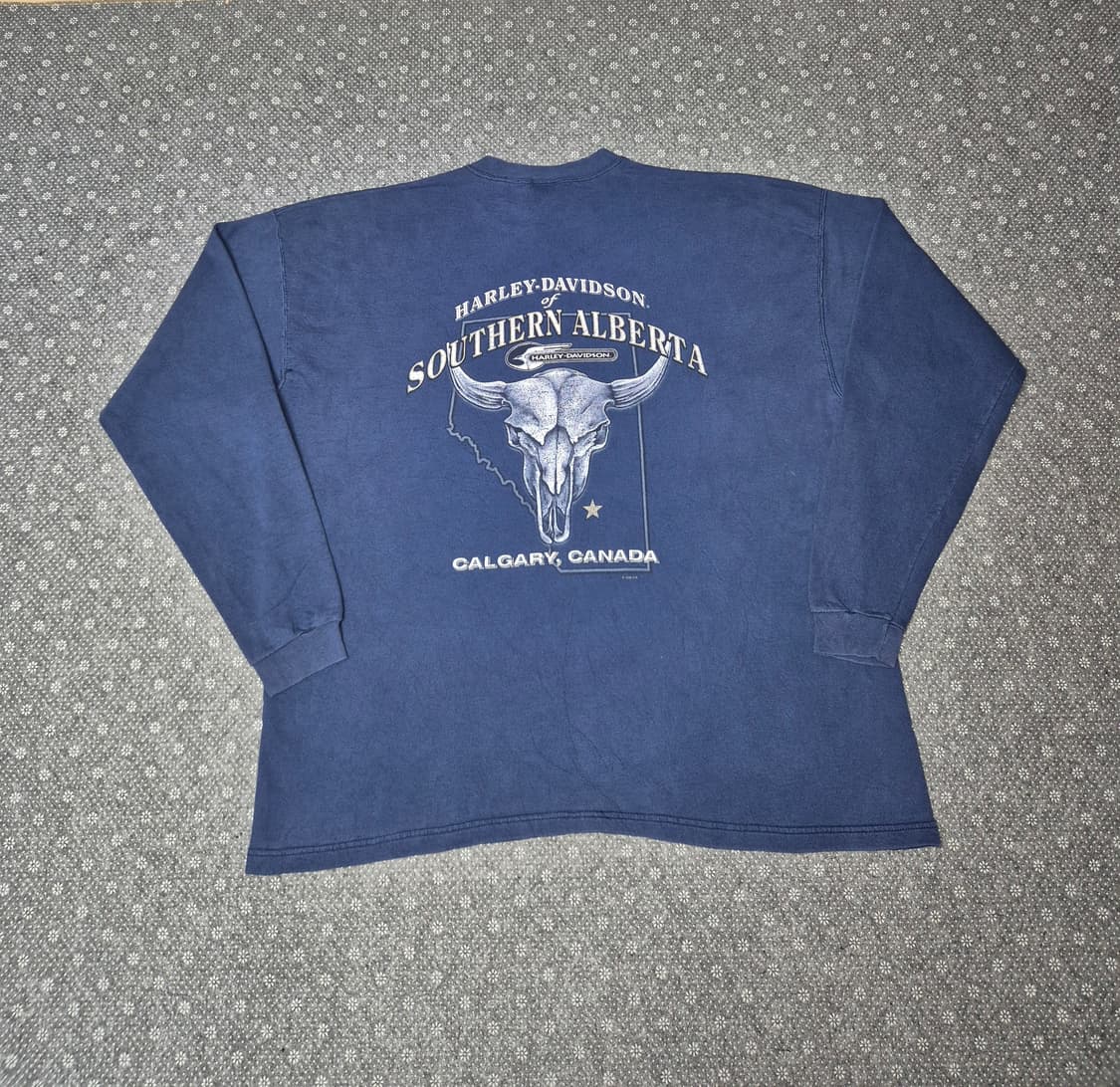 [XL]90s US Made 할리데이비슨 롱슬리브 - 198 상품이미지1