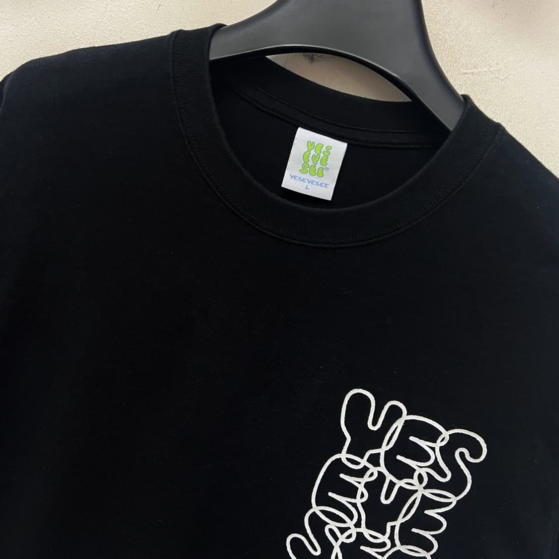 예스아이씨 백로고 반팔티 L 상품이미지4