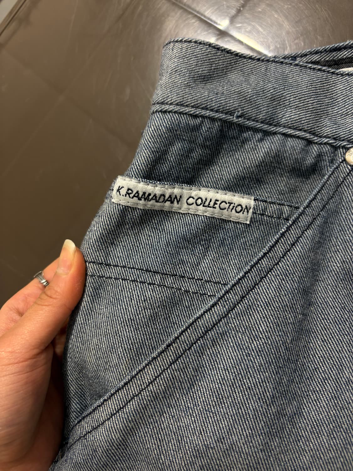 빈티지 힙합 데님팬츠 상품이미지4