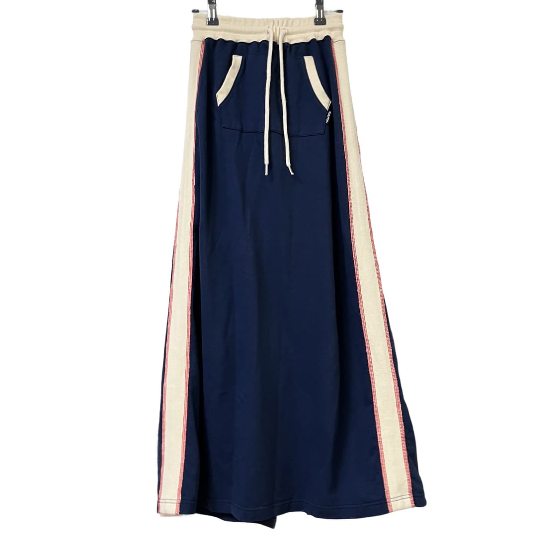 Color Block Long Skirt Navy/Cream 상품이미지2