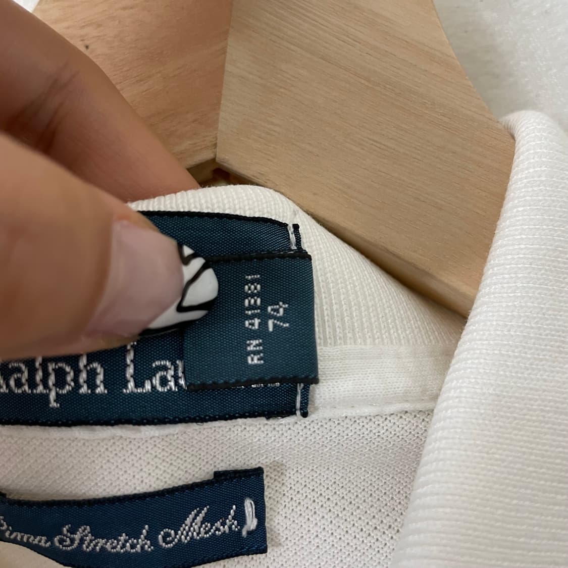 폴로 화이트 카라티 상품이미지5