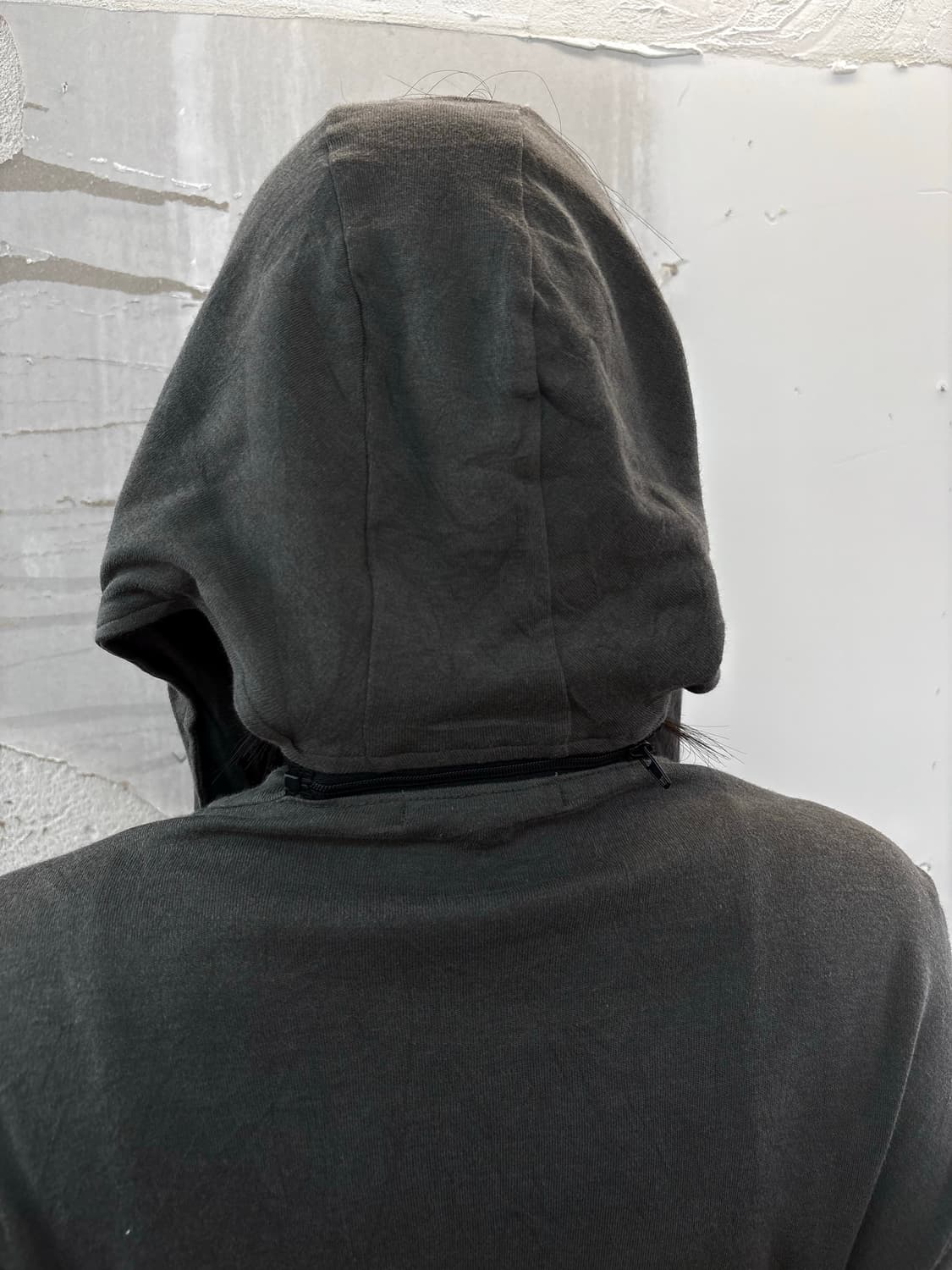 semantic design Khaki Hood Zip-Up 상품이미지6