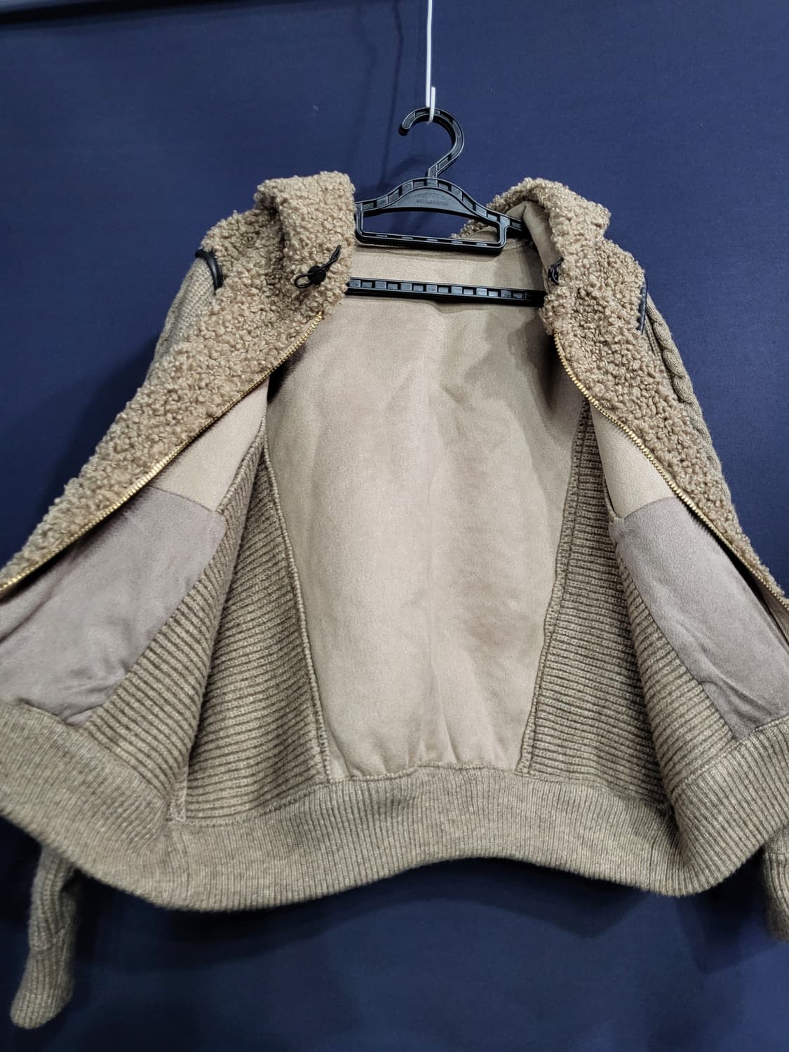 후드 니트 자켓 상품이미지4