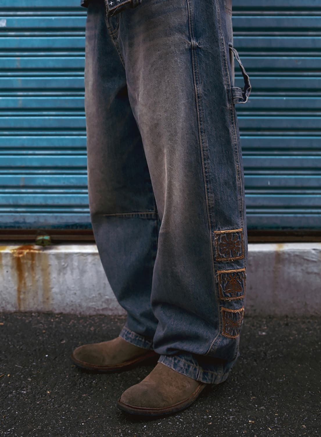 카락터 Vintage Emblem Denim Pants 00사이즈 상품이미지3