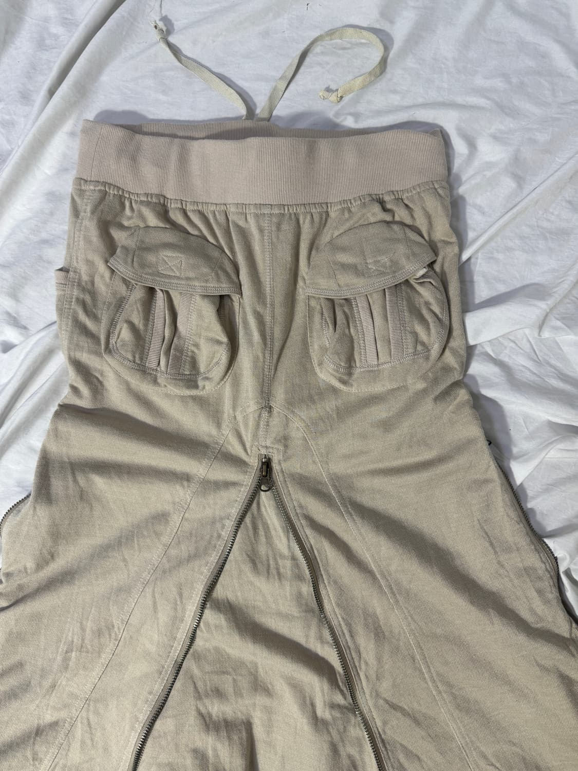 Mink mossi 지퍼 플레어 스커트 goa lgb y2k 밀리터리 상품이미지6