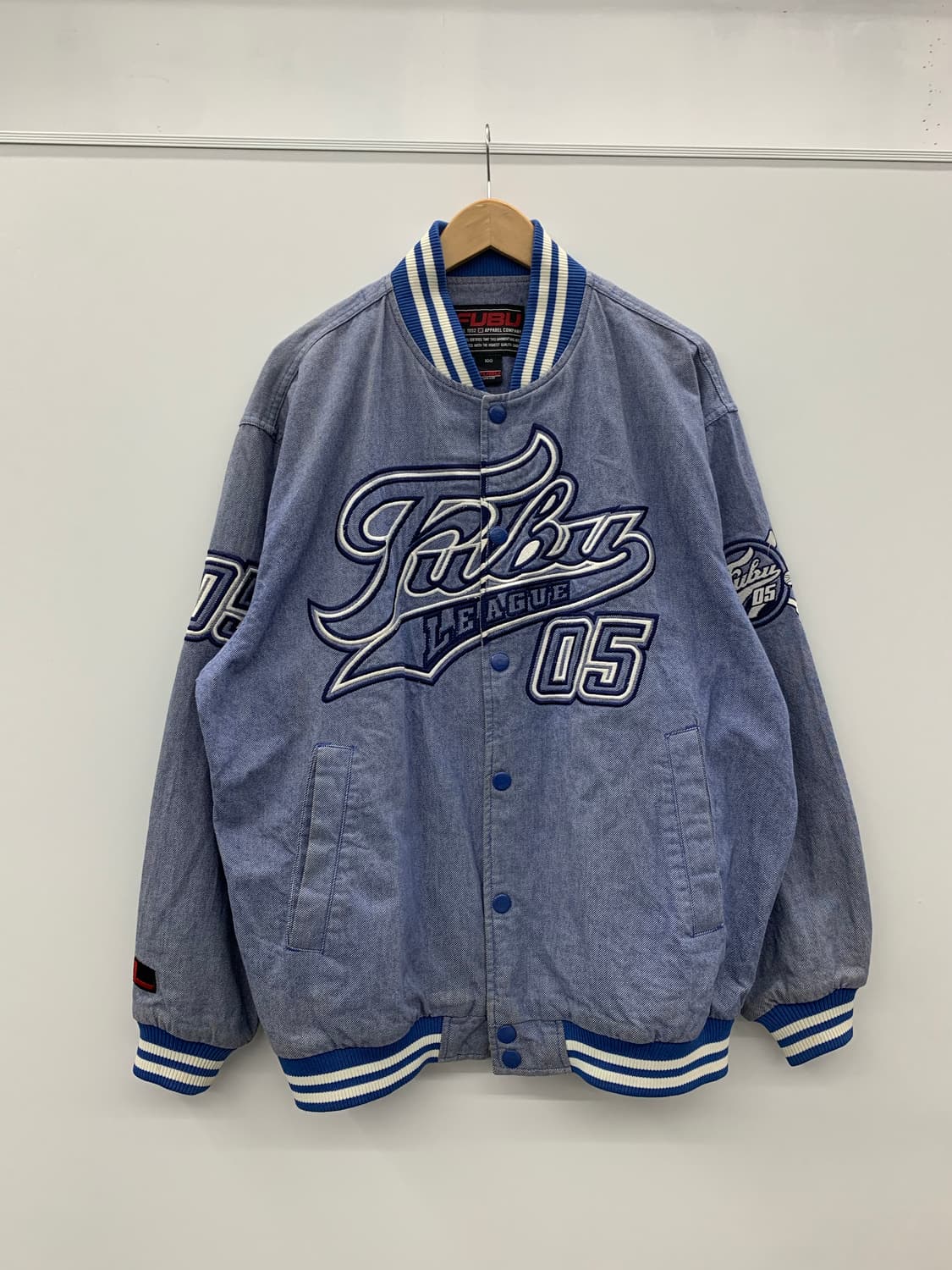 Fubu 올드스쿨 데님 스타디움자켓 상품이미지1