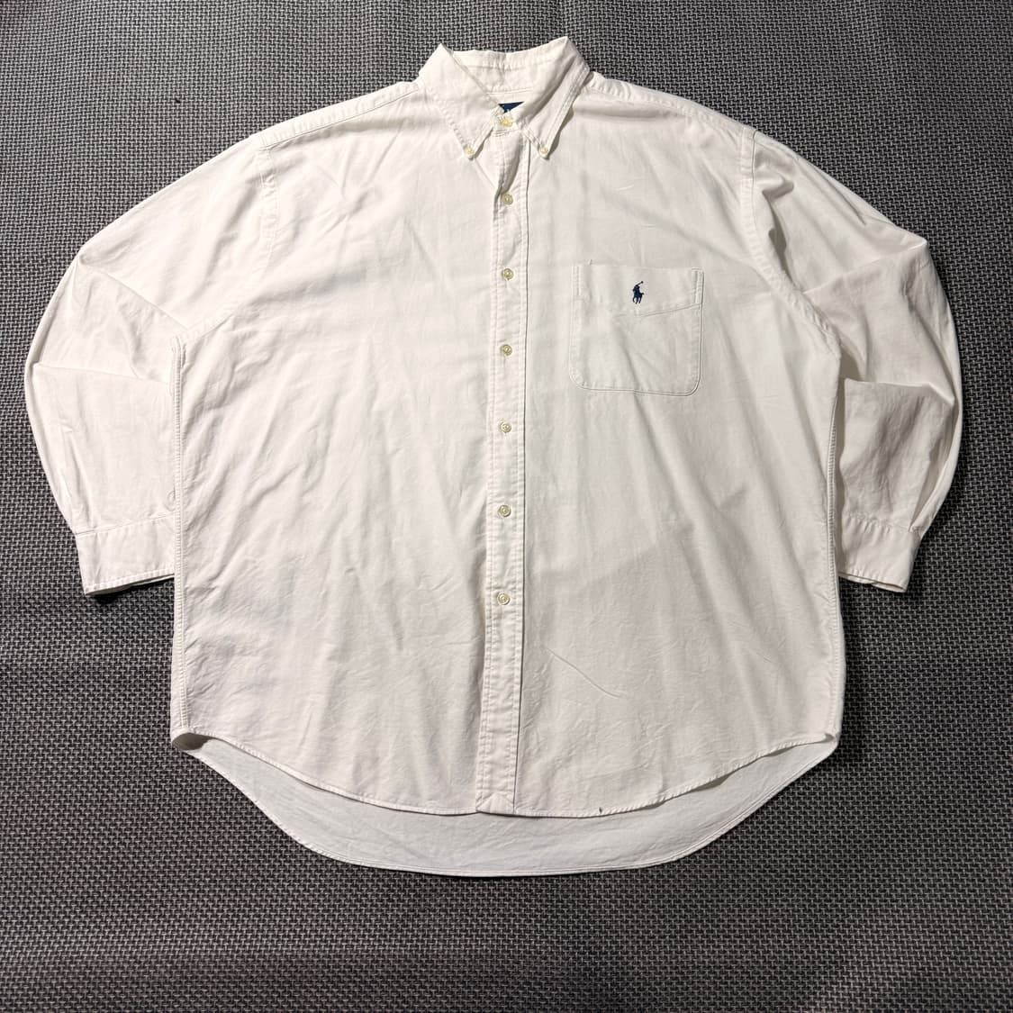 90s 폴로 랄프로렌 빅셔츠 화이트셔츠 (old-8542) 상품이미지1