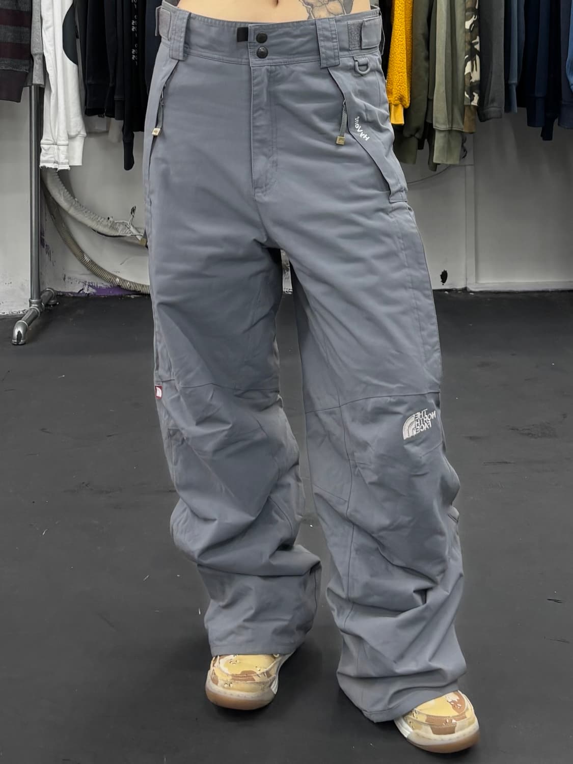 노스페이스 하이벤트 미들로고 스키팬츠 상품이미지1