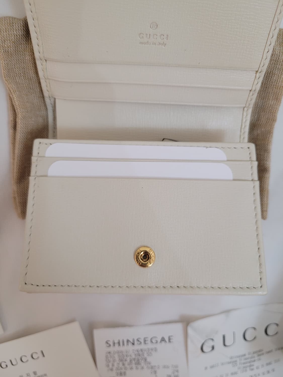 (새상품급) 구찌 홀스빗 1955 카드케이스 지갑 상품이미지9