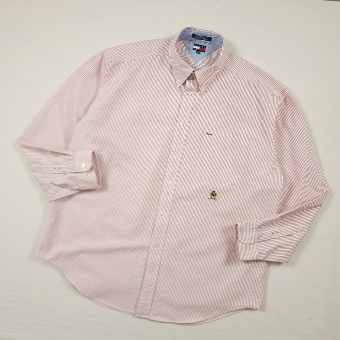 2XL(110) 타미 힐피거 옥스포드 스트라이프 셔츠 상품이미지2