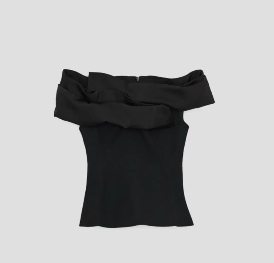 렉토 recto 오프숄더 드레이프드 탑 상품이미지1