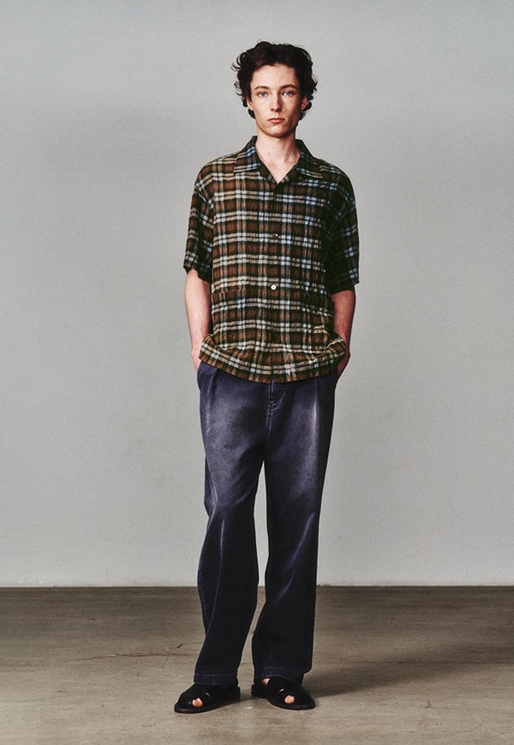 아트이프액츠 반팔셔츠 Check Two Pocket Half Shirt 상품이미지3