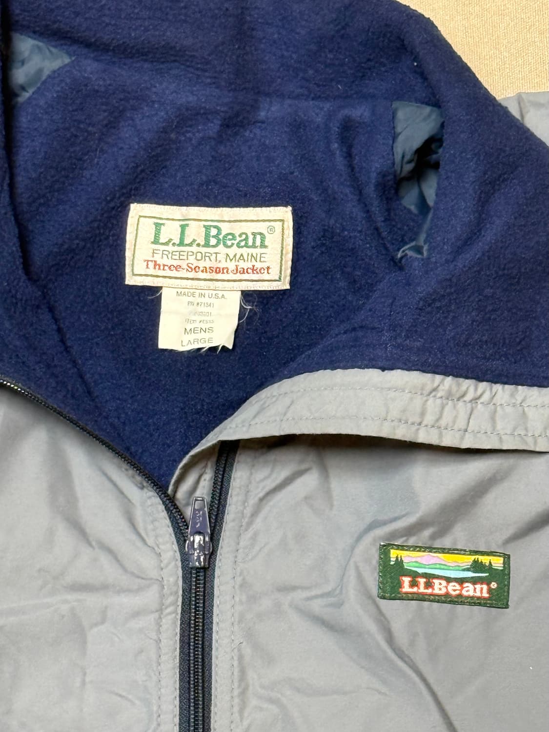 엘엘빈 쓰리시즌 웜업 자켓 90s 상품이미지2