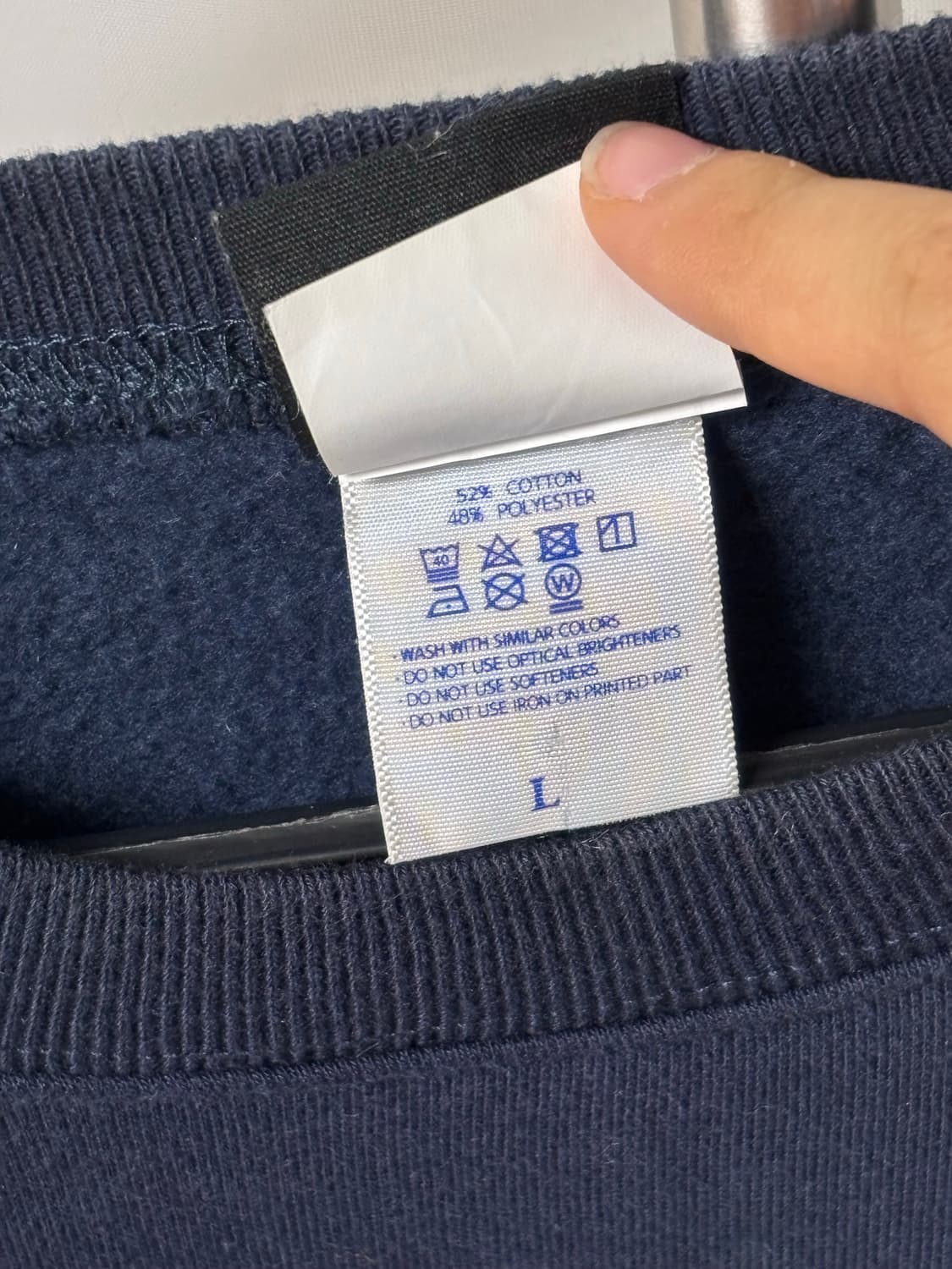 THRASHER 베이직 네이비 기모 맨투맨 상품이미지6