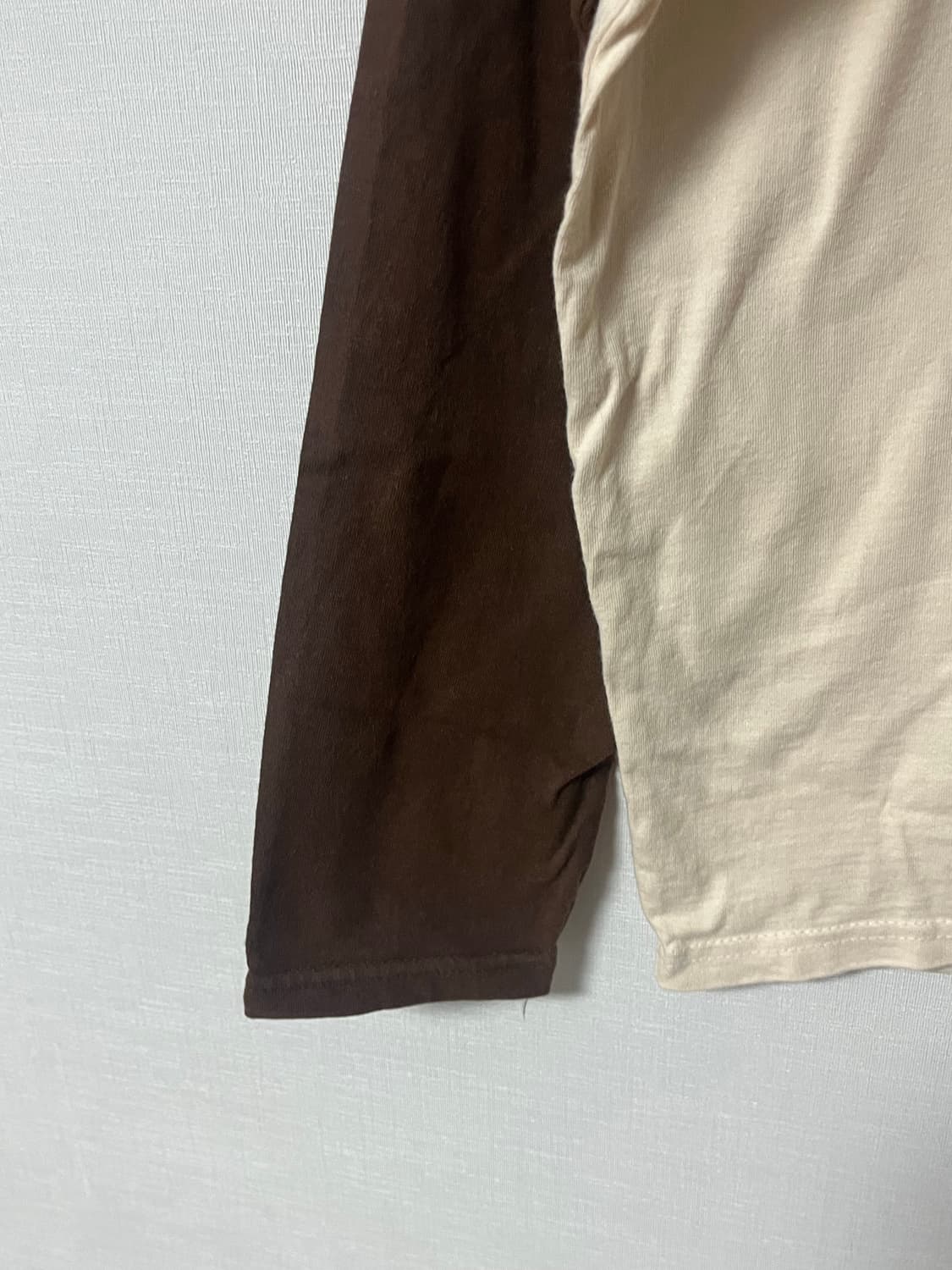 벤힛 milky way 레글런 롱슬리브 크림브라운 상품이미지5