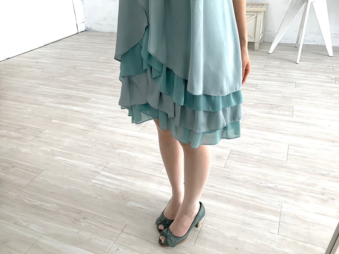 Emerald Mint Fairy Mini Dress 상품이미지4