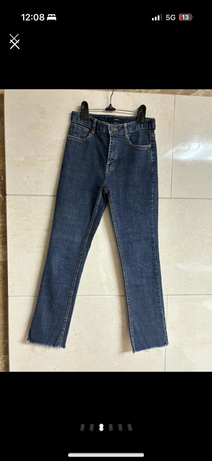 진청 데님 청바지 상품이미지3